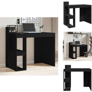 Vidaxl - Schreibtisch Schwarz 103,5x56,5x94 cm Holzwerkstoff - Bürostuhl - Schreibtisch Schwarz - Home Office - Computertisch - Arbeitsplatz