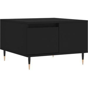 Vidaxl - Couchtisch Schwarz 55x55x36,5 cm Holzwerkstoff