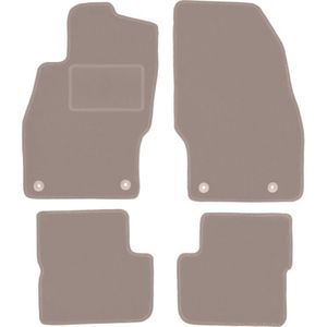 Beige Veloursmatten für: Opel Corsa E Fließheck (2015-2020)