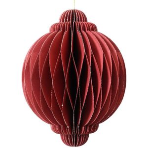 Roter Magnetverschluss h.15cm d.11,25cm