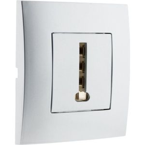 Telefonanschluss 8-polig - Silber - Simplea Zenitech