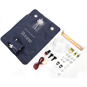 Eosnow - 12 v Universal-Scheibenwaschpumpe mit Flaschentaschen-Set, passend für Oldtimer 151286776374