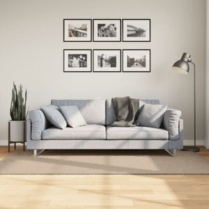 Teppich huarte Kurzflor Weich und Waschbar Sandfarben 100x200cm