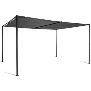 Pergola san jose 3x4 m Gartenlaube graues Tuch Partyzelt