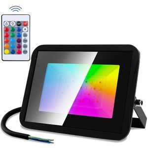 1X30W rgb led Strahler mit Fernbedienung rgb Strahler Außenstrahler Flutlichtstrahler - Swanew