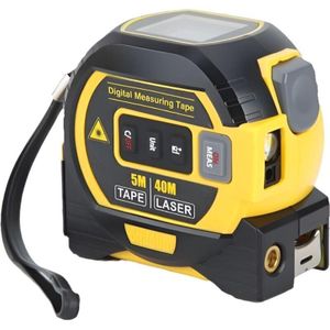 3-in-1-Digital-Laser-Entfernungsmesser mit Fadenkreuz, 39 m digitaler Laser-Entfernungsmesser, 4,8 m Bandmaß mit LCD-Hintergrundbeleuchtung für
