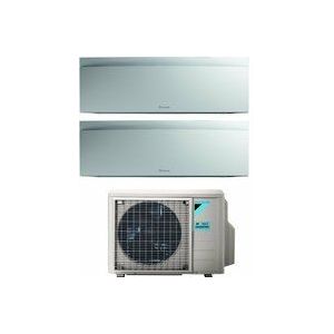 Bluevolution Dual Split Inverter-Klimagerät Serie Emura White Iii 7+18 Mit 2mxm68n R-32 Wi-Fi Integrated 7000+18000 Farbe Weiß - Italienische