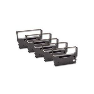 vhbw 5x Farbband Nylonband Tintenband kompatibel mit Nadeldrucker IBM 4614