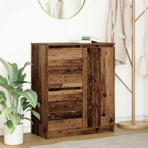 Torana - Sideboard mit Schubladen Altholz-Optik 71x35x84cm Holzwerkstoff