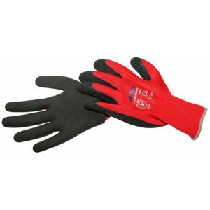 Ulith - 1 Paar Arbeitshandschuhe Latex soft geschäumt rot/schwarz Cat ii EN388 Gr.11