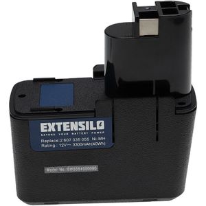 Extensilo - 2x Akku kompatibel mit Würth ABS12 -M2, ABS12 M-2, ABS12 M2, ABS12-M2, ABS12M-2 Elektrowerkzeug (3300 mAh, NiMH, 12 v)