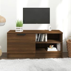 Torana - TV-Schrank Braun Eichen-Optik 80x35x36,5 cm Holzwerkstoff