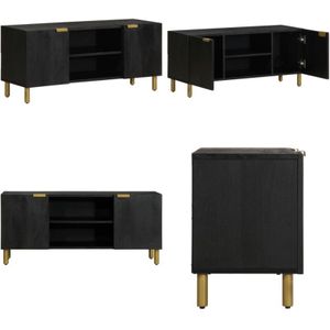 Vidaxl - TV-Schrank Schwarz 105x33x46 cm Holzwerkstoff