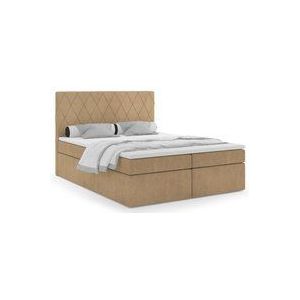 Polsterbett lonis 120 cm mit hohem Polster-Kopfteil Betttopper CS2302 - Furnix