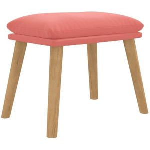 Vidaxl - Fußhocker Rosa 45x29,5x35 cm Samt