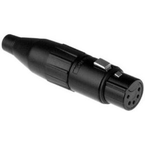 Amphenol - AC5FB XLR-Steckverbinder Kupplung, gerade Polzahl: 5 Schwarz 1 St.