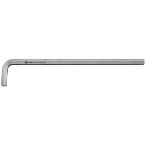 Pb Swiss Tools - Sechskant-Winkelschraubendreher, lang, verchromt, 4 mm