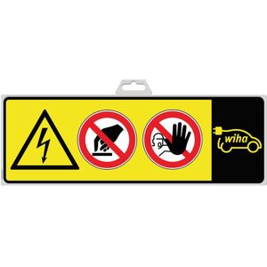Wiha Hinweisschild für Elektro- und Hybridfahrzeuge (44357)