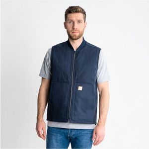 Heavy Work Vest Padded bci cotton l Navy - Stier