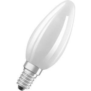 Energy Class LED-Lampe in klassischer Minikerzenform, 3.8 w / 806 lm, eek a, warmweißes Licht (2700 k), cri 80, aus gefrostetem bleifreiem Glas, E14