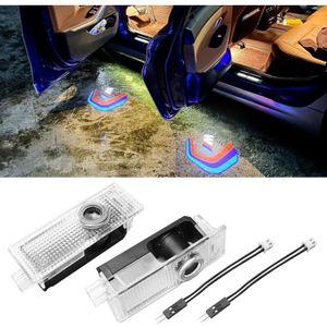 Auto Tür Lichter Logo Projektor Kompatibel Auto Tür Schritt Höflichkeit Begrüßungsleuchten-Kompatibel mit X1, X2, X3, X4, X5, X6, X7 Serie Begrüßung