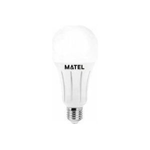 Matel - Standard-LED-Glühbirne E27, Aluminium, 10 w, kalt