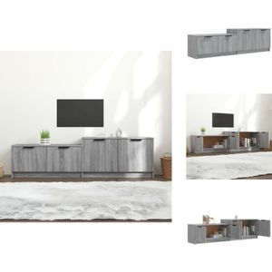 Vidaxl - TV-Schrank Grau Sonoma 158,5x36x45 cm Holzwerkstoff - tv Schrank - Holzwerkstoff Möbel - Grauer Wohntisch - Wohnzimmer Einrichtung - Media