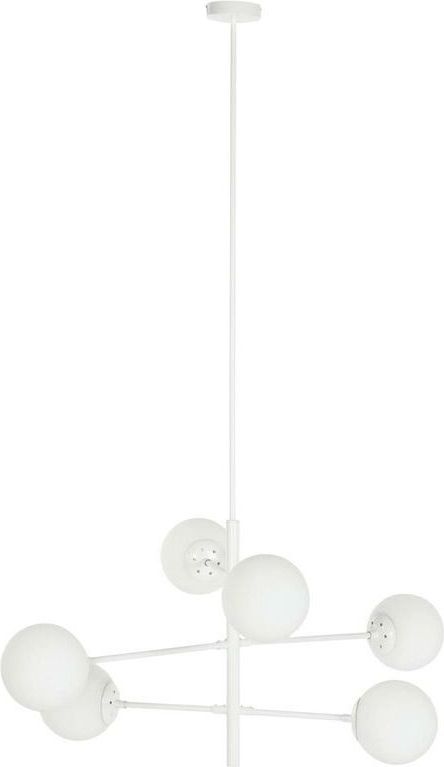Deckenleuchte dkd homedecor 96 x 73 x 50 cm Glas Metall weiss 50 w
