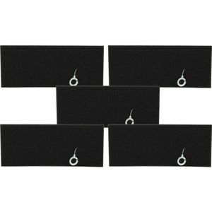 5x Staubsaugerfilter kompatibel mit Bosch gl 40 bagless pro parquet hepa 2200W BSGL4228201, 2200W BSGL42282 Staubsauger - Schaumstofffilter - Vhbw
