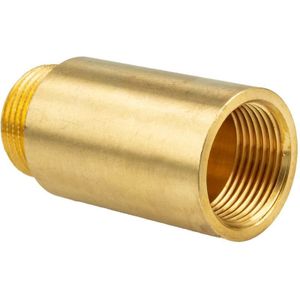 Hahnverlängerung 3/8 Zoll (dn 10) x 60 mm - Messing blank - Tecuro