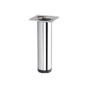 So-tech - Möbelfuß bravo Höhe 150 mm (+ 10 mm) ø 40 mm Chrom poliert höhenverstellbarer Schrankfuß aus Stahl Schrankfuß belastbar bis 50 kg von sotech