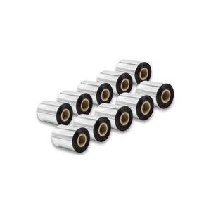 10x Thermotransfer-Band kompatibel mit tsc TTP-2410M, TTP-245 Plus, TTP-246M Plus, TTP-247, TTP-268M, TTP-343 Plus Drucker, Wischfest, 80 mm x 300 m,