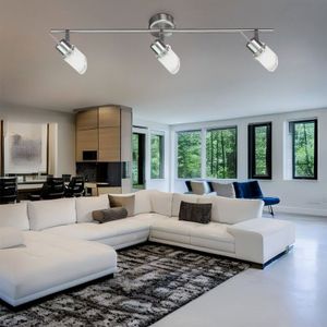Wofi - led Decken Spot Leuchte Glas Strahler beweglich weiß Flur Lampe