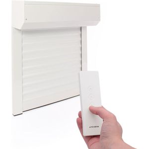 Avosdim - Elektrisches Rolladen-Kit mit Funk H215 x B240 cm Weiß