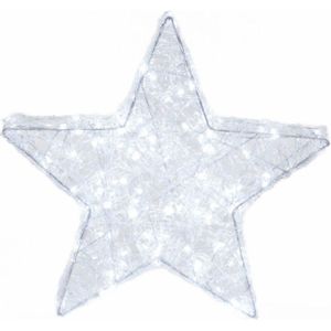 Leuchtende Weihnachtsdekoration, Stern, 50 cm