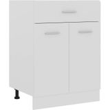 Vidaxl - Schubunterschrank Lyon Weiß 60x46x81,5 cm Holzwerkstoff