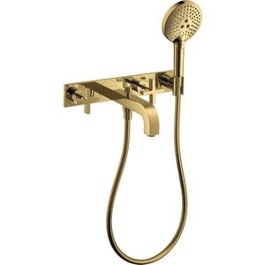 Axor - hansgrohe Citterio 3-Loch Wannenarmatur mit Kreuzgriffen,