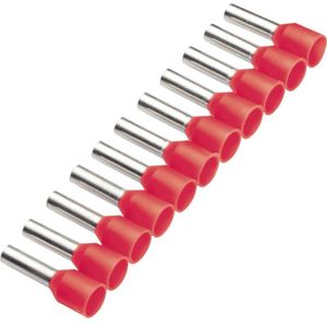 187502 Aderendhülse 1 mm² Teilisoliert Rot 500 St. - Cimco