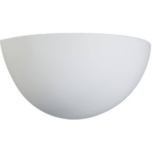 Wandleuchte, Wandlampe Innen 'Pascali' aus Gips/Ton für Wohnzimmer & Esszimmer von Lindby