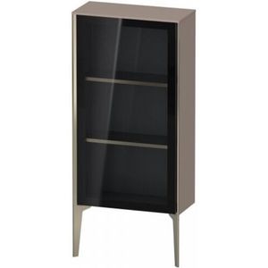 XViu XV1361 Halbhochschrank mit Glastür stehend, Anschlag - Duravit