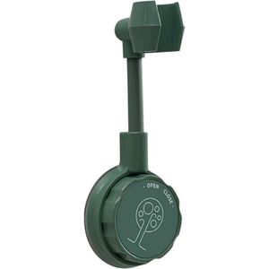 ZVD - Shower Holder 360 Degree Rotating Adjustable Suction Cup Holder for Home Hotel Bathroom No Punching (Dark Green)