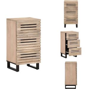 Vidaxl - Sideboard 40x34x75 cm Massivholz Mango - Sideboard - Sideboards - Kommode - Anrichte