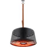 Hänge-Infrarot-Heizstrahler Artix Moderna Ultra Hanging Black 2000 Watt - Sunred