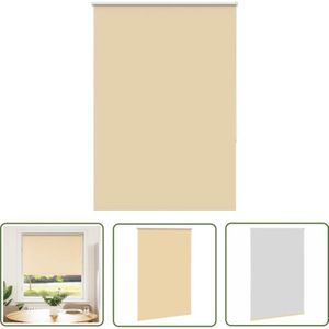VidaXL Verdunkelungsrollo Beige 115x150 cm Stoffbreite 110,7 cm