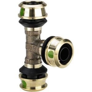 T-Stück mit sc Raxofix 5318 in 63mm Siliziumbronze - Viega