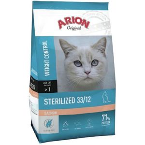 Arion - Original Sterilisierte Gewichtskontrolle 33/12 SalmРсN, Sparpackung 2 x 7,5 kg