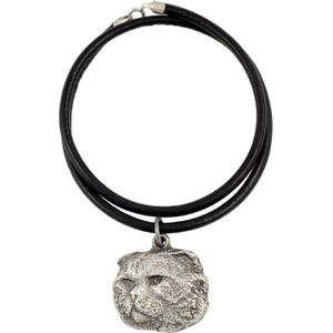 Katze - Katzenkette, versilberter Anhänger für Katzenfans, einzigartiger Schmuck von Art-Dog