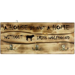 Irischer Wolfshund - Kleiderbügel mit Hund, Medaillendisplay, Wohndekoration von Art-Dog