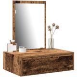 Wandhängender Schminktisch Alte Holz 60x40x70 cm Vidaxl