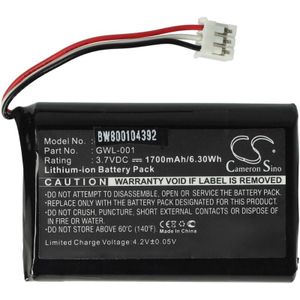 Vhbw - Akku Ersatz für Wacom GWL-001 für Tablet Pad (1700 mAh, 3,7 v, Li-Ion)